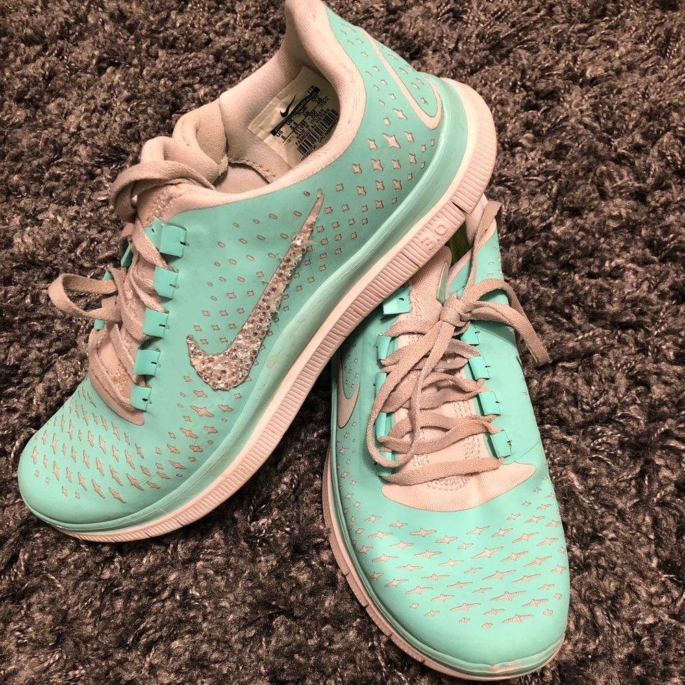 Torquise Nike Free Runs